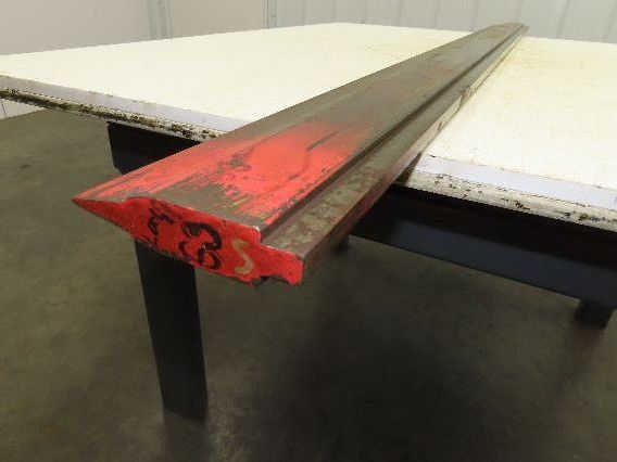Press Brake Punch Die 63" Long 17° Acute V 1/2" Tang 3-11/16" H 31/32" W