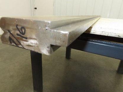 Press Brake Die 74" Long 90° V 1/2" Tang Offset 2-5/8" H 1-7/32" Wide