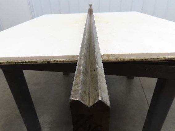 Press Brake Die 74" Long 90° V 1/2" Tang Offset 2-5/8" H 1-7/32" Wide