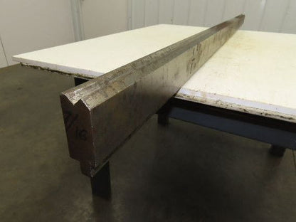 Press Brake Die 74" Long 90° V 1/2" Tang Offset 2-5/8" H 1-7/32" Wide