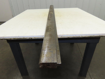 Press Brake Die 74" Long 90° V 1/2" Tang Offset 2-5/8" H 1-7/32" Wide