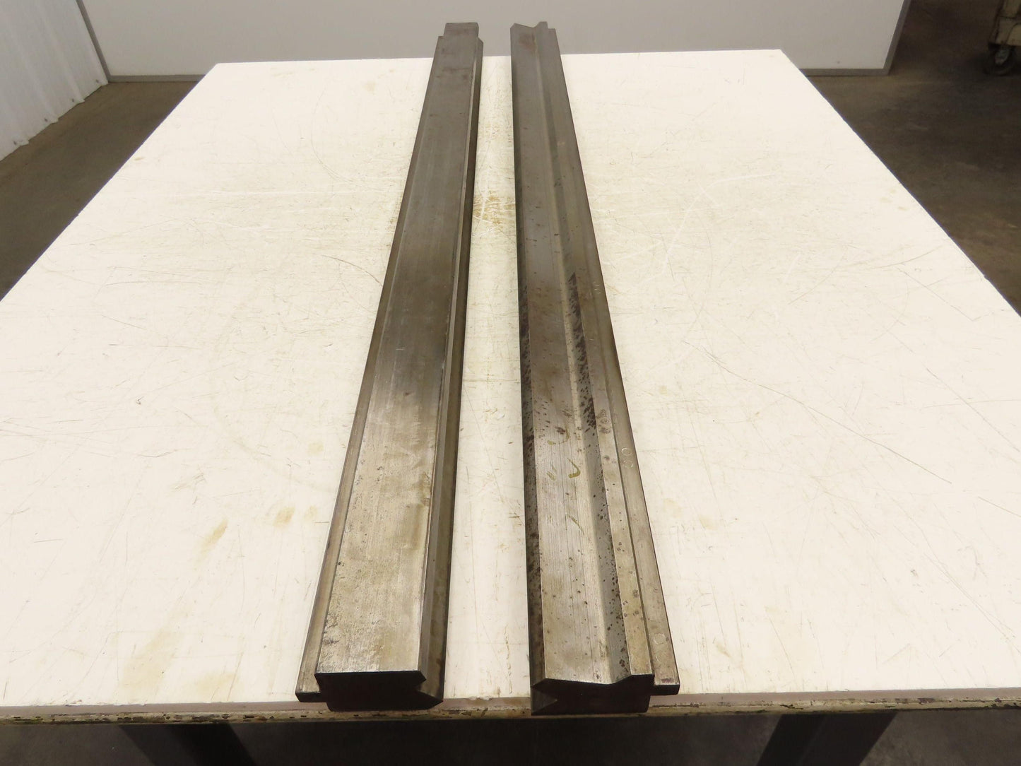 Press Brake Punch Die Set 50-1/2" Long Offset 90° V 1/2" Tang 2-3/4" H 1-7/8" W