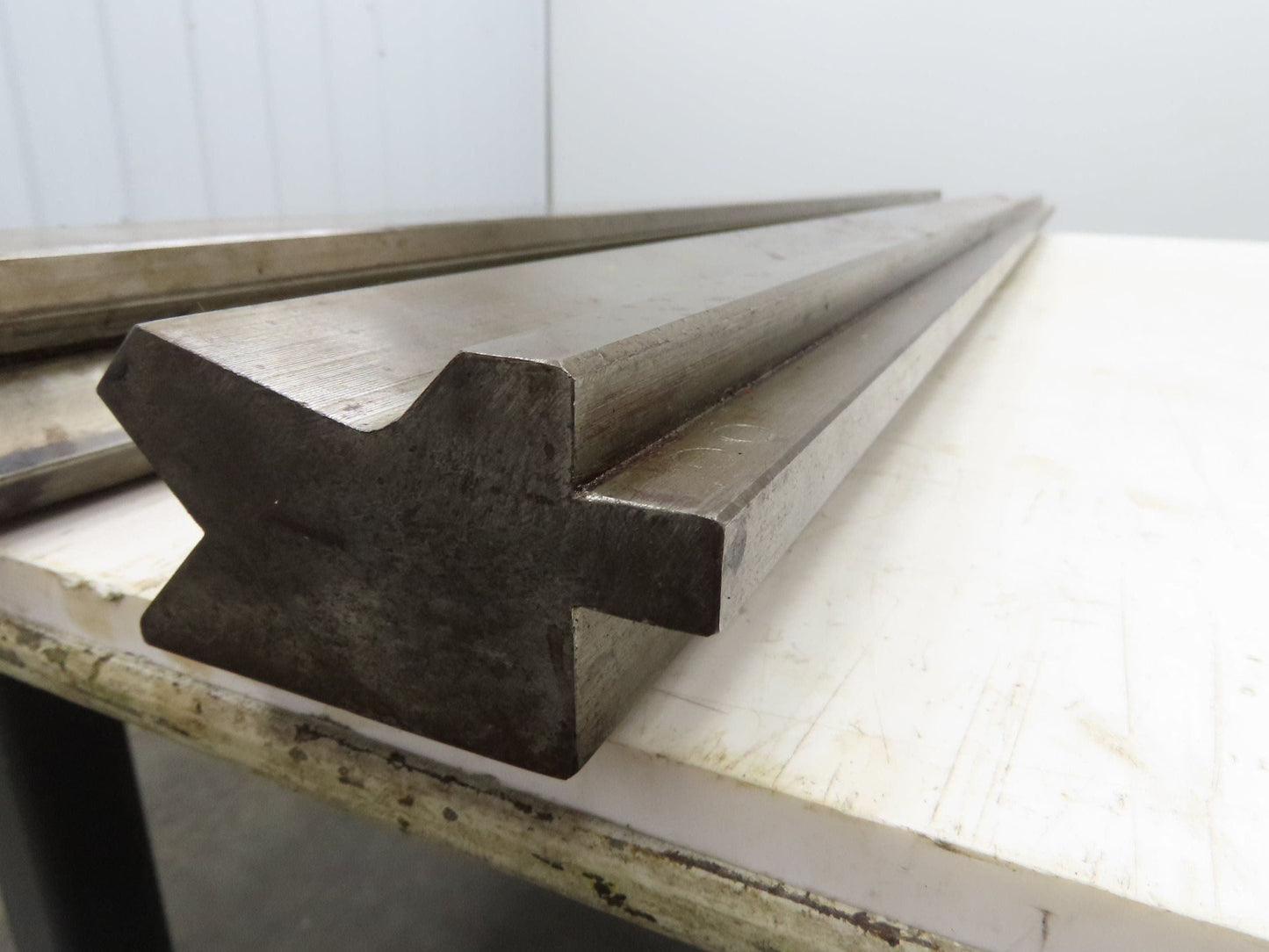 Press Brake Punch Die Set 50-1/2" Long Offset 90° V 1/2" Tang 2-3/4" H 1-7/8" W
