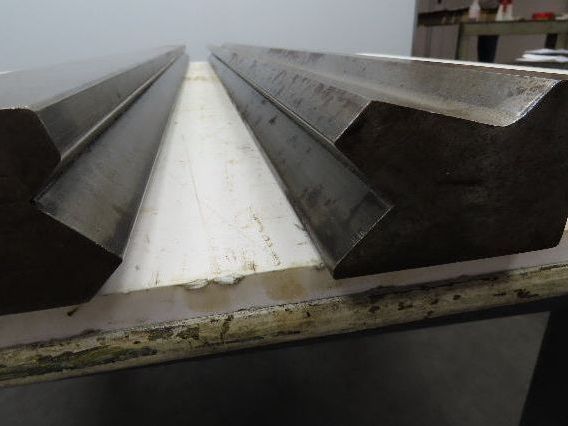 Press Brake Punch Die Set 50-1/2" Long Offset 90° V 1/2" Tang 2-3/4" H 1-7/8" W