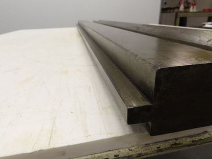 Press Brake Punch Die Set 50-1/2" Long Offset 90° V 1/2" Tang 2-3/4" H 1-7/8" W