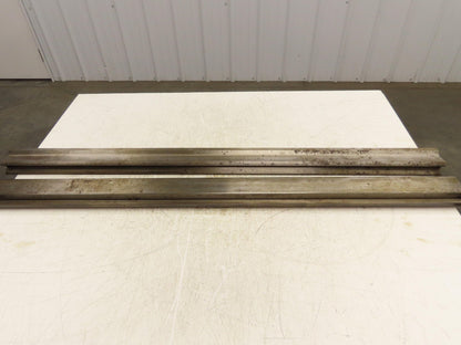 Press Brake Punch Die Set 50-1/2" Long Offset 90° V 1/2" Tang 2-3/4" H 1-7/8" W