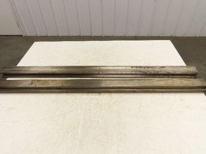 Press Brake Punch Die Set 50-1/2" Long Offset 90° V 1/2" Tang 2-3/4" H 1-7/8" W