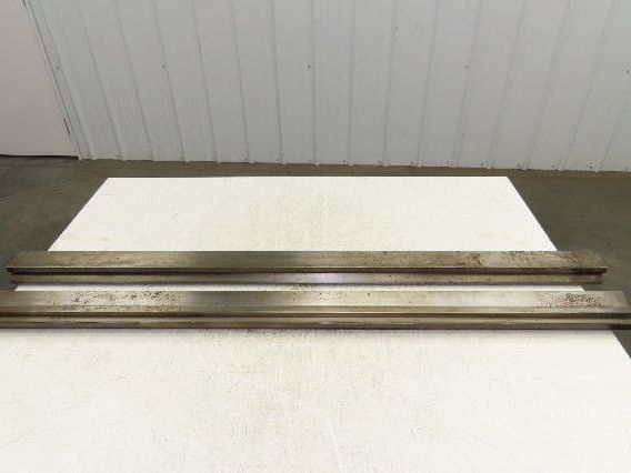 Press Brake Punch Die Set 50-1/2" Long Offset 90° V 1/2" Tang 2-3/4" H 1-7/8" W