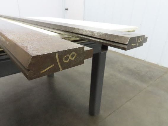 Press Brake Punch Die Set 73" Long 90°V 1/2" Tang 15/16" W 2-3/4" H
