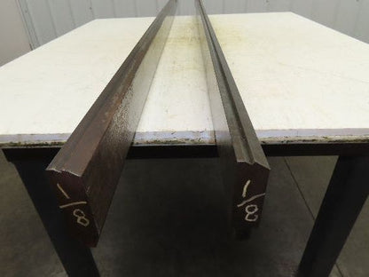 Press Brake Punch Die Set 73" Long 90°V 1/2" Tang 15/16" W 2-3/4" H