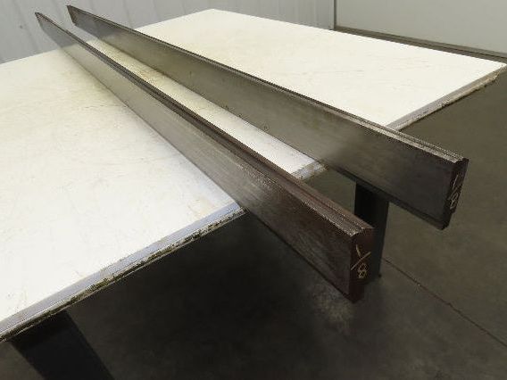 Press Brake Punch Die Set 73" Long 90°V 1/2" Tang 15/16" W 2-3/4" H