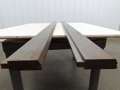Press Brake Punch Die Set 73" Long 90°V 1/2" Tang 15/16" W 2-3/4" H