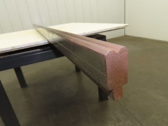 Press Brake Die 121" Long 90° V 1/2" Tang 1-1/16" W 1-3/4" H 7/32x9/64" V