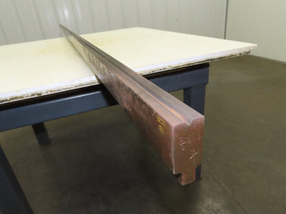 Press Brake Die 116-1/4" Long 90° V 1-1/16" W 1-13/16" H
