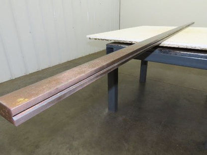 Press Brake Die 116-1/4" Long 90° V 1-1/16" W 1-13/16" H