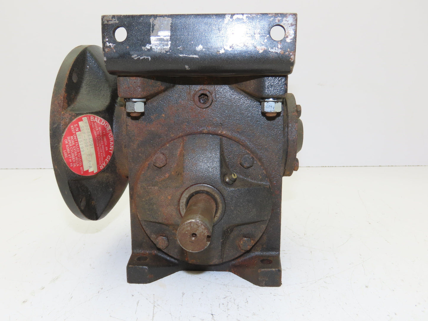 Baldor Grant SVF-200-10-A-A Gear Reducer 10:1 Gearbox 1.7Hp 175rpm RH Output 56C