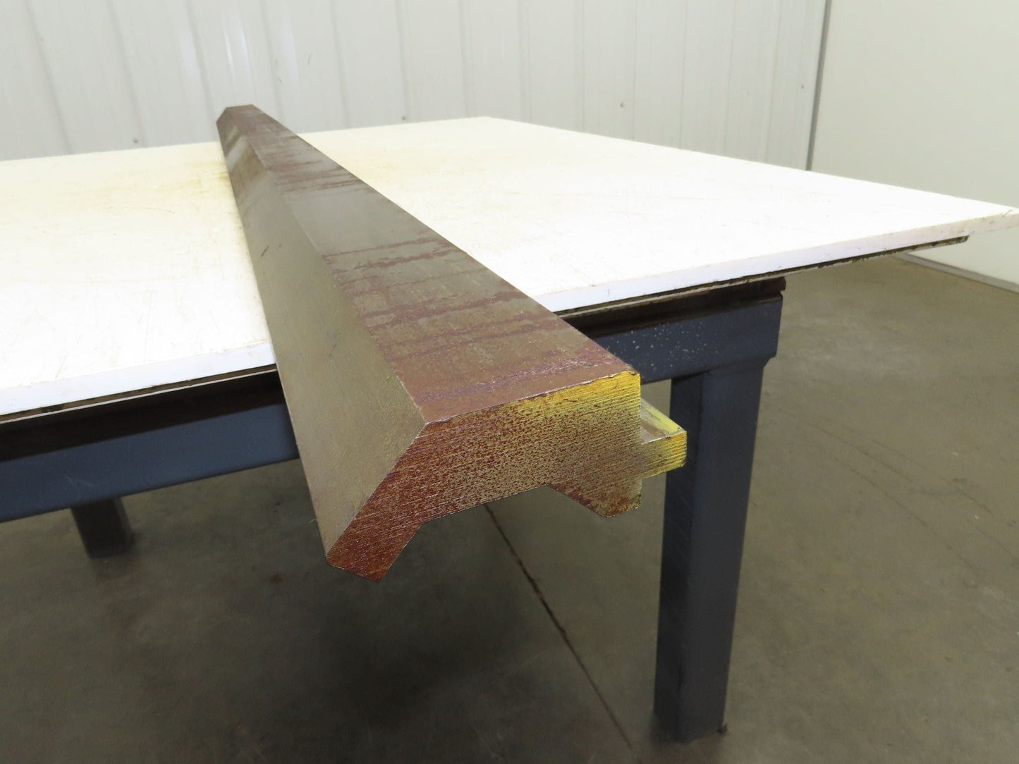 Press Brake Gooseneck Punch 72-1/4" Long 80° V 1/2" Tang 3-3/4" H 3/4" Wide Neck