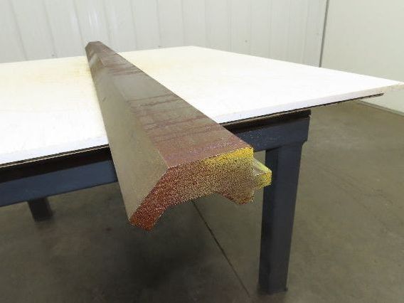 Press Brake Gooseneck Punch 72-1/4" Long 80° V 1/2" Tang 3-3/4" H 3/4" Wide Neck