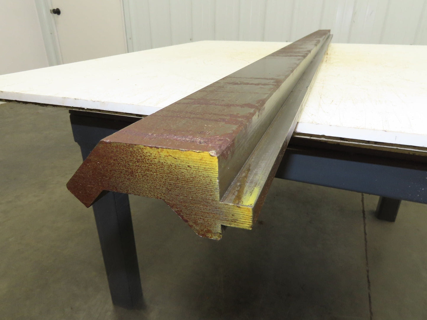 Press Brake Gooseneck Punch 72-1/4" Long 80° V 1/2" Tang 3-3/4" H 3/4" Wide Neck