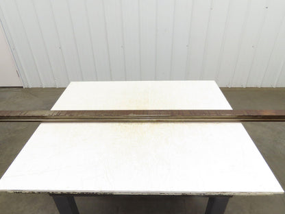 Press Brake Gooseneck Punch 72-1/4" Long 80° V 1/2" Tang 3-3/4" H 3/4" Wide Neck