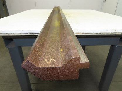 Press Brake Gooseneck Punch 72-1/4" Long 80° V 1/2" Tang 3-3/4" H 3/4" Wide Neck
