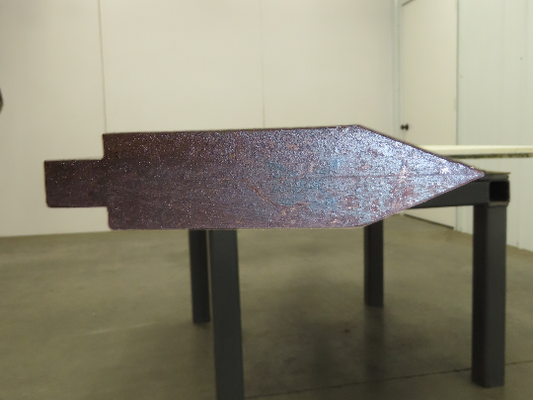 Press Brake Punch 146-1/4" Long 45° Acute V 1/2" Tang 1" W 3-3/4" H