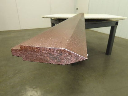 Press Brake Punch 146-1/4" Long 45° Acute V 1/2" Tang 1" W 3-3/4" H