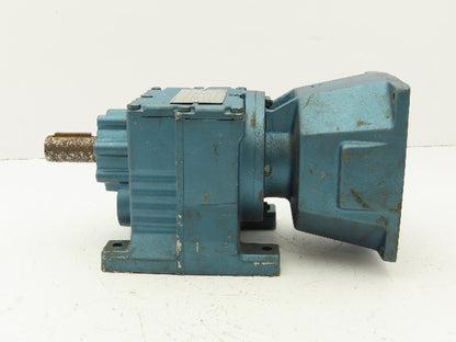 Sew-Eurodrive R27D16DT80K4 Gearmotor Gearbox 22:1 Inline Reducer 19-93rpm 80K4