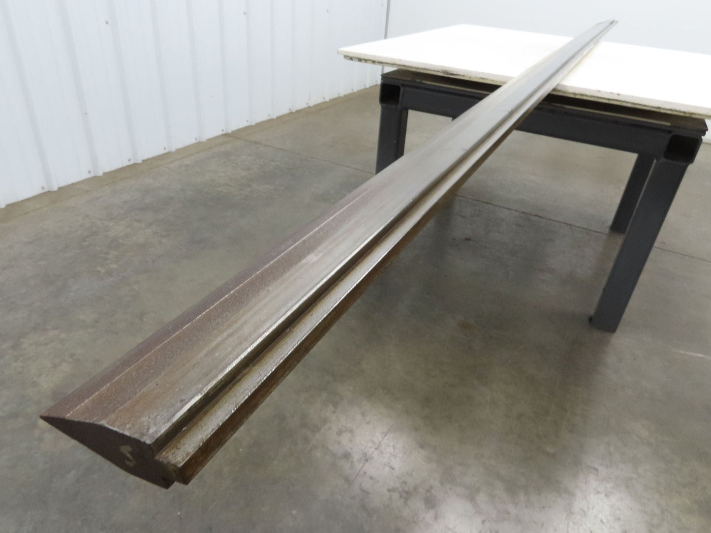 Press Brake Punch Die 144-7/16" Long 25° Acute V 1/2" Tang 1-7/32" W 3-13/16" H