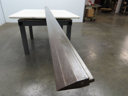 Press Brake Punch Die 144-7/16" Long 25° Acute V 1/2" Tang 1-7/32" W 3-13/16" H