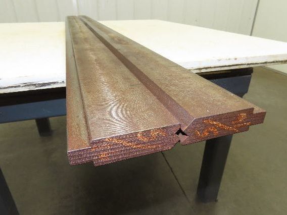 Press Brake Punch Die Set 71-3/8" Long 90° V 1/2" Tang 31/32" W 2-11/16" H