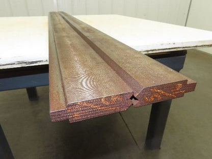 Press Brake Punch Die Set 71-3/8" Long 90° V 1/2" Tang 31/32" W 2-11/16" H