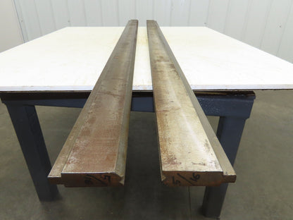 Press Brake Punch Die Set 71-3/8" Long 90° V 1/2" Tang 31/32" W 2-11/16" H