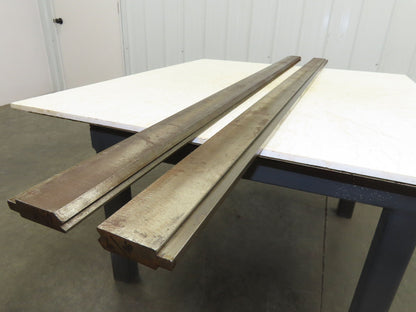 Press Brake Punch Die Set 71-3/8" Long 90° V 1/2" Tang 31/32" W 2-11/16" H