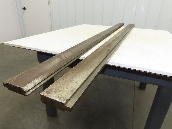 Press Brake Punch Die Set 71-3/8" Long 90° V 1/2" Tang 31/32" W 2-11/16" H