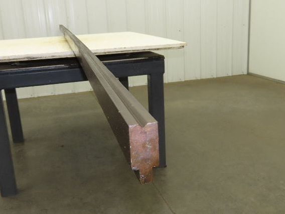 Press Brake Die 145" Long 90° V 1/2" Tang 1-3/32"W 1-3/4"H 1/4x5/32" V