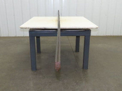 Press Brake Die 145" Long 90° V 1/2" Tang 1-3/32"W 1-3/4"H 1/4x5/32" V