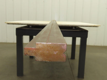 Press Brake Die 145" Long 90° V 1/2" Tang 1-3/32"W 1-3/4"H 1/4x5/32" V