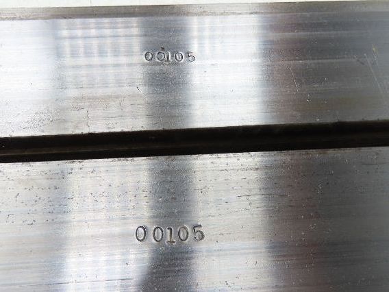 Press Brake Punch Die Set 99-1/2" Long 110° V 17/32" W 2-3/4" H