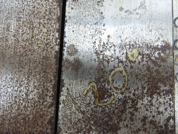 Press Brake Punch Die Set 99-1/2" Long 110° V 17/32" W 2-3/4" H