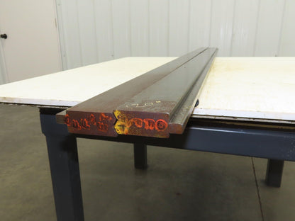 Press Brake Punch Die Set 99-1/2" Long 110° V 17/32" W 2-3/4" H
