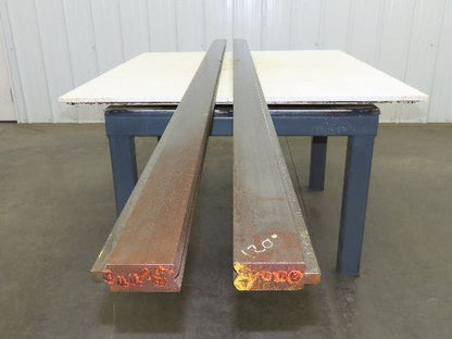 Press Brake Punch Die Set 99-1/2" Long 110° V 17/32" W 2-3/4" H