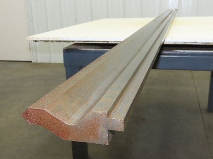 Press Brake Gooseneck Punch Die 120-1/2" Long 90° V 3-3/4" H 3/4" W