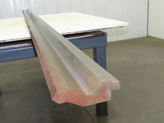 Press Brake Gooseneck Punch Die 120-1/2" Long 90° V 3-3/4" H 3/4" W