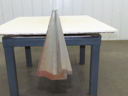 Press Brake Gooseneck Punch Die 120-1/2" Long 90° V 3-3/4" H 3/4" W