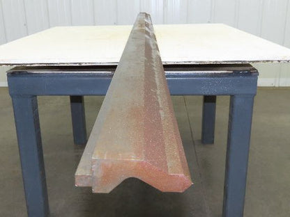 Press Brake Gooseneck Punch Die 120-1/2" Long 90° V 3-3/4" H 3/4" W