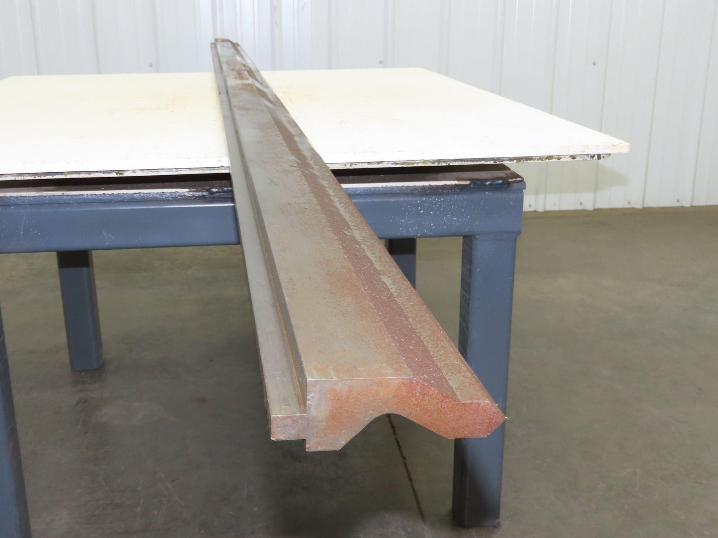 Press Brake Gooseneck Punch Die 120-1/2" Long 90° V 3-3/4" H 3/4" W