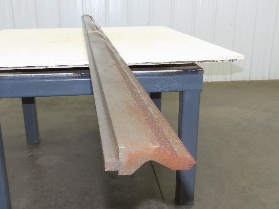 Press Brake Gooseneck Punch Die 120-1/2" Long 90° V 3-3/4" H 3/4" W