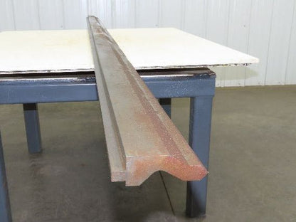 Press Brake Gooseneck Punch Die 120-1/2" Long 90° V 3-3/4" H 3/4" W