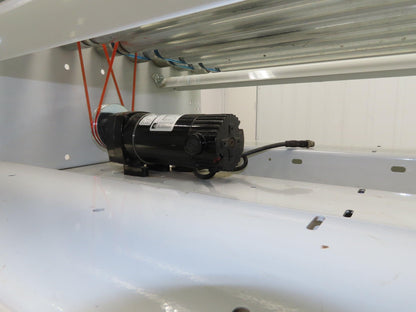 Roach 36"BF x 30"L Powered Roller Conveyor Section 130VDC O-Ring Belt Drive